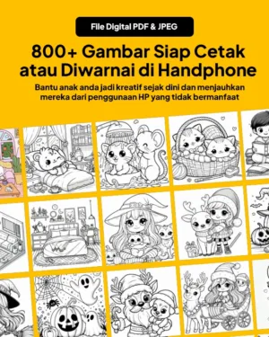500 Gambar untuk Mewarnai Anak
